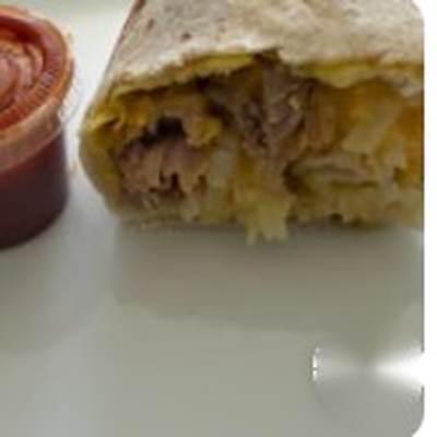Chile Verde Breakfast Burrito